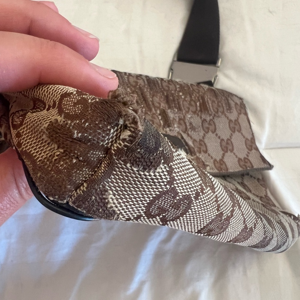 Very Loved Extremely Rare Gucci Monogram Belt Bag - image 4